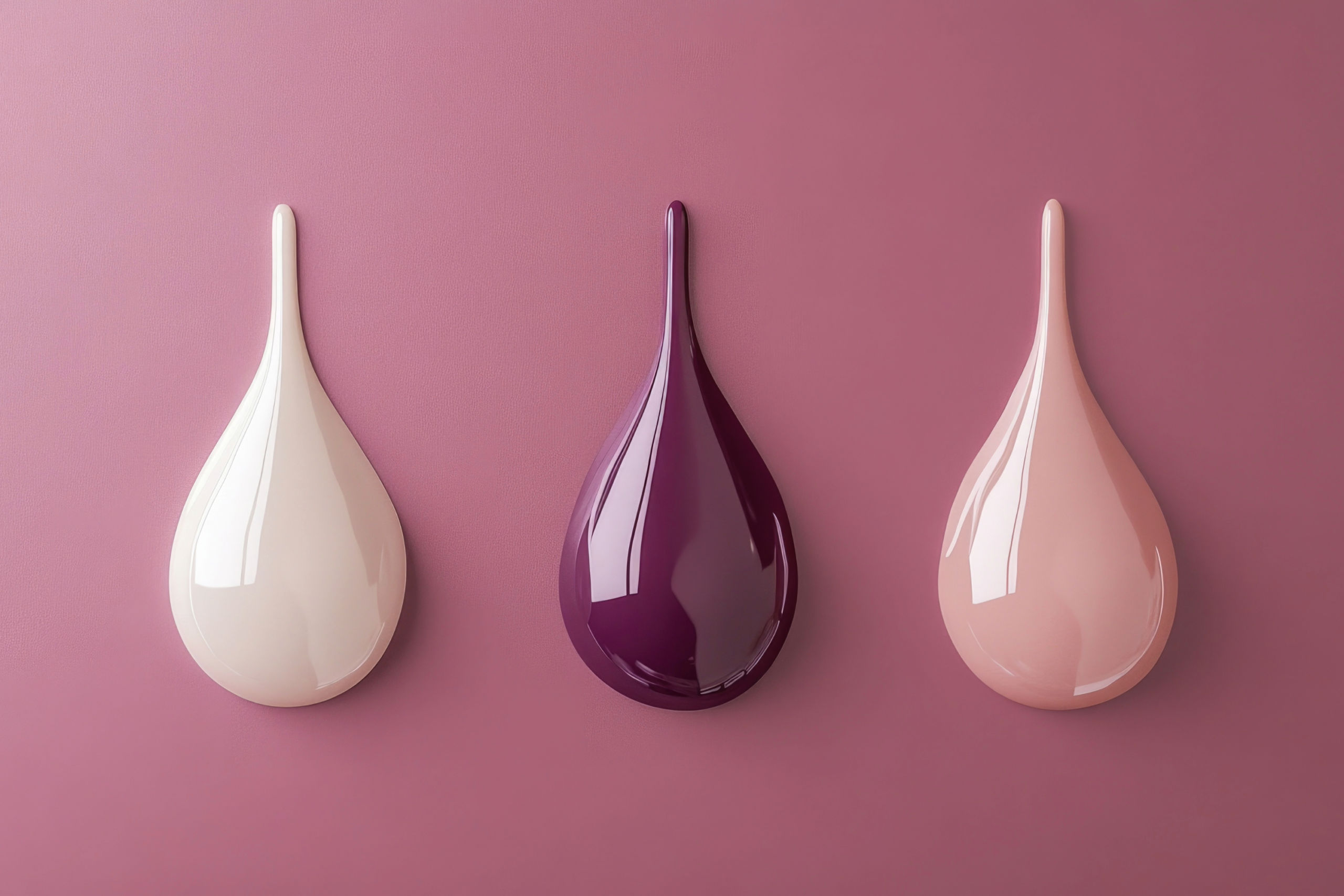 ter dropper neglelakk i ulike farger