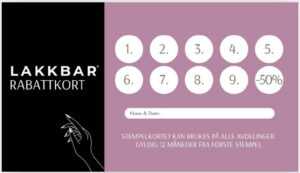 Bilde av Lakkbar Stempelkort